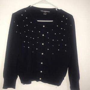 KARL LAGERFELD CHANEL STYLE CARDI